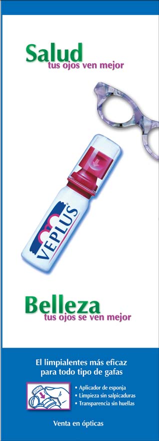 2008 VEPLUS eyeglass cleaner advertisement