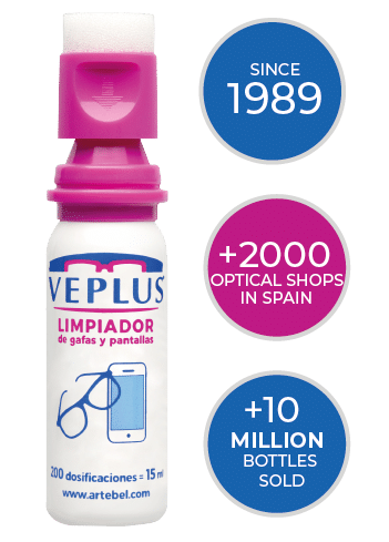 Veplus limpiador de lentes 15 ml - 2,95 € - Óptica Hispania